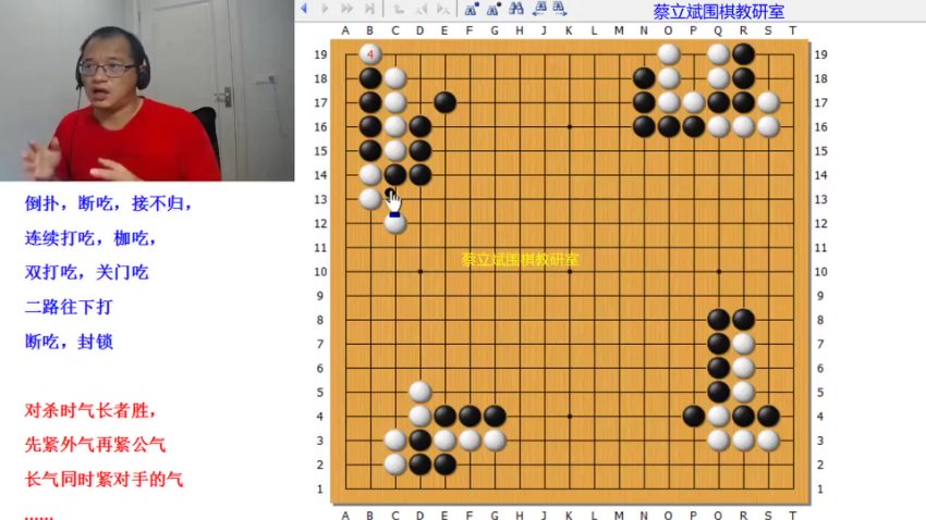 蔡立斌围棋系统课程：从入门到段位
