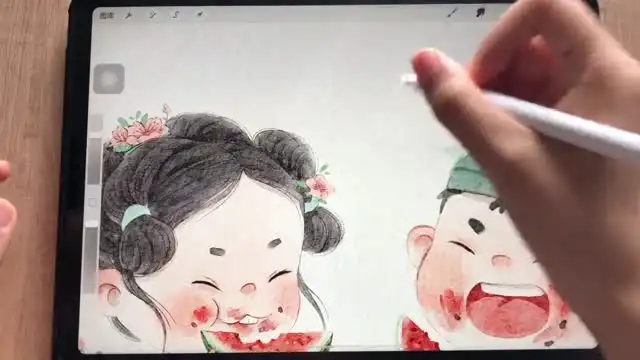 2024钟老师新春水墨绘画课：Procre